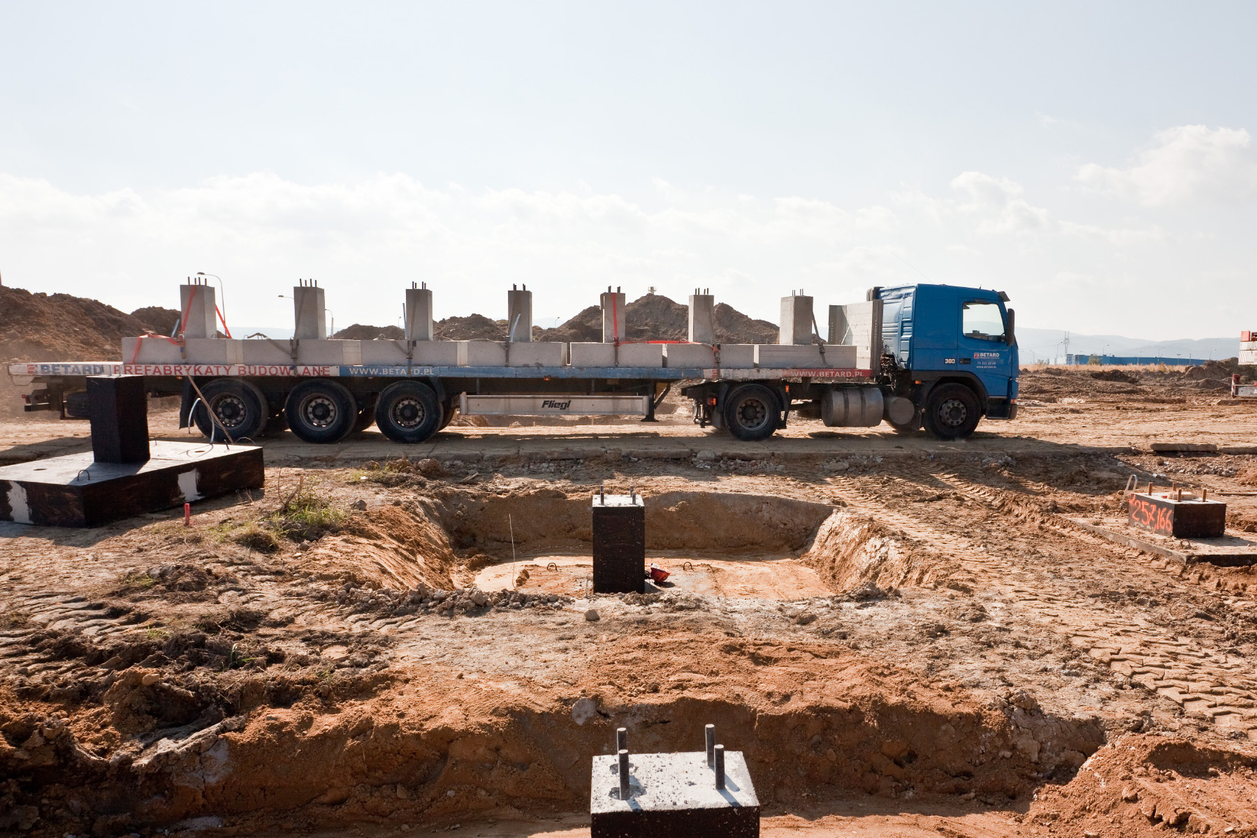 Montaż stopy fundamentowej 
