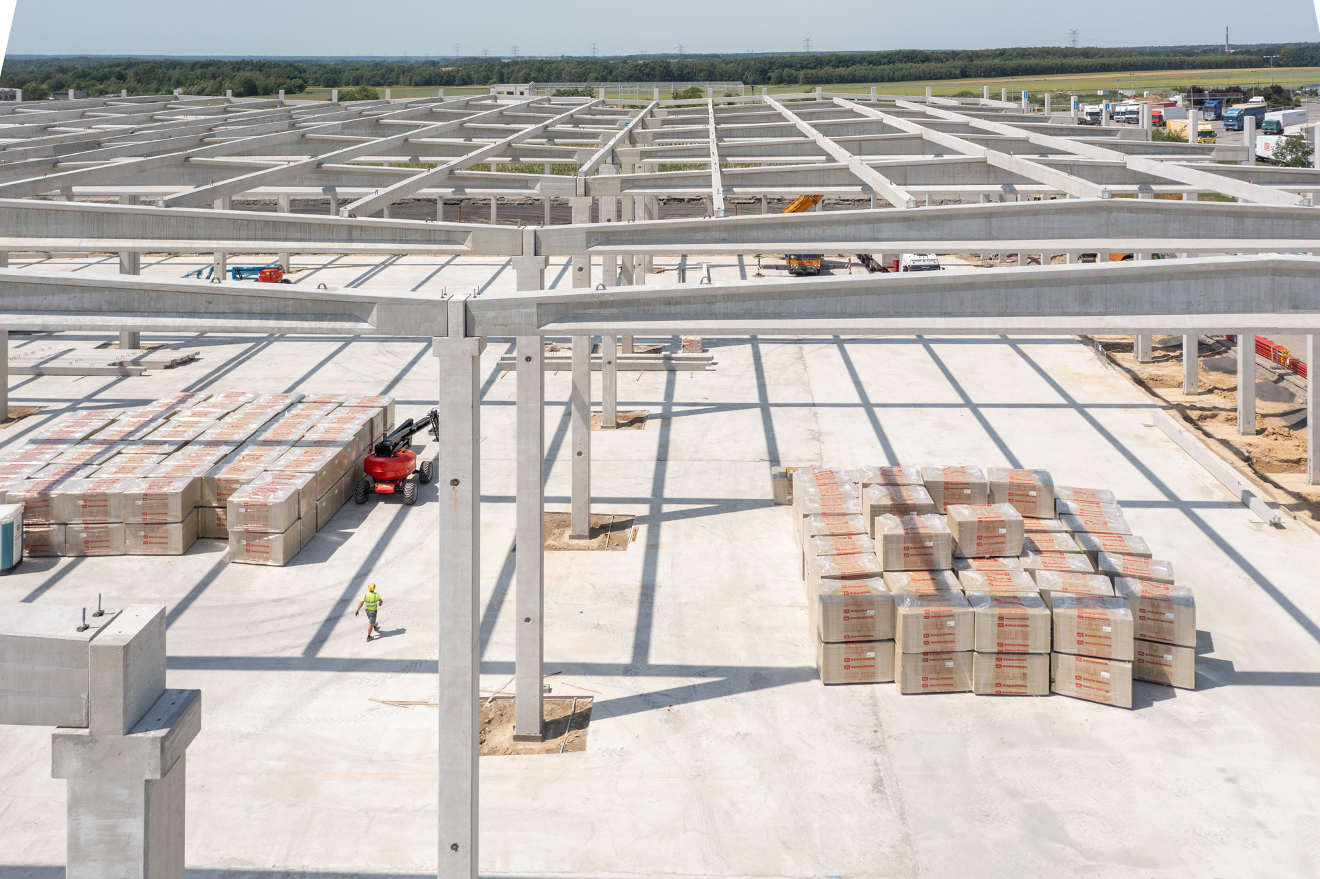 Budowa Centrum dystrybucyjnego Rossmann Pyskowice k. Gliwic