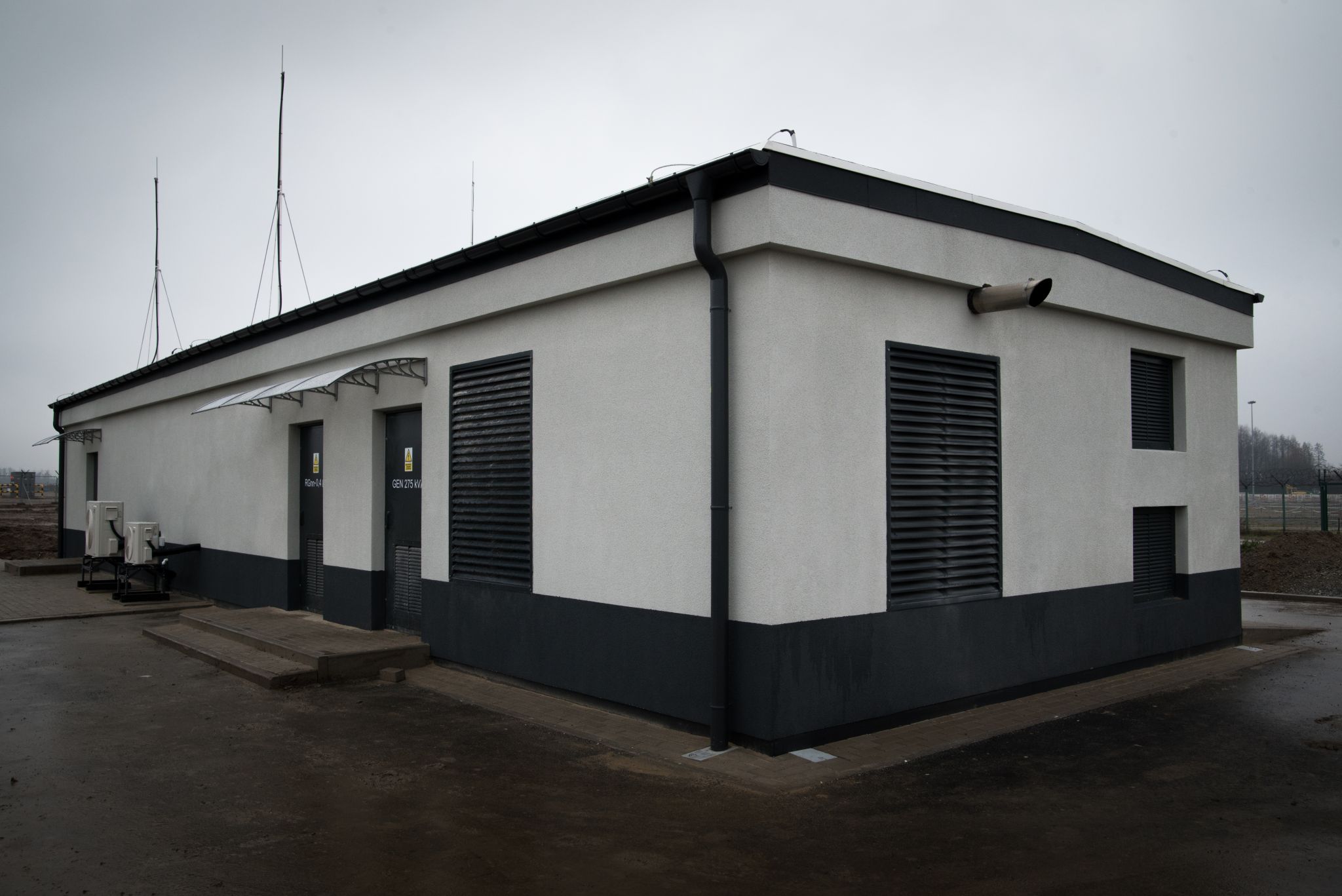 Trafostacja z konstrukcją prefabrykowaną