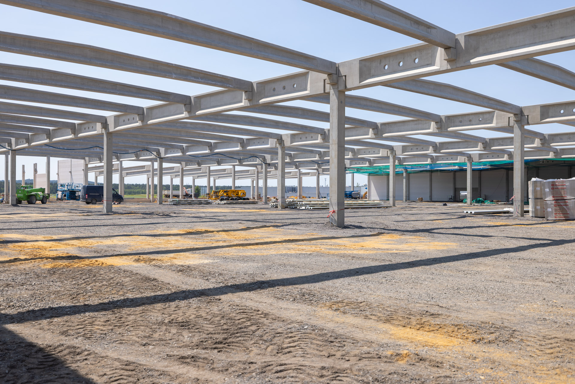 Hala przemysłowa Wykroty