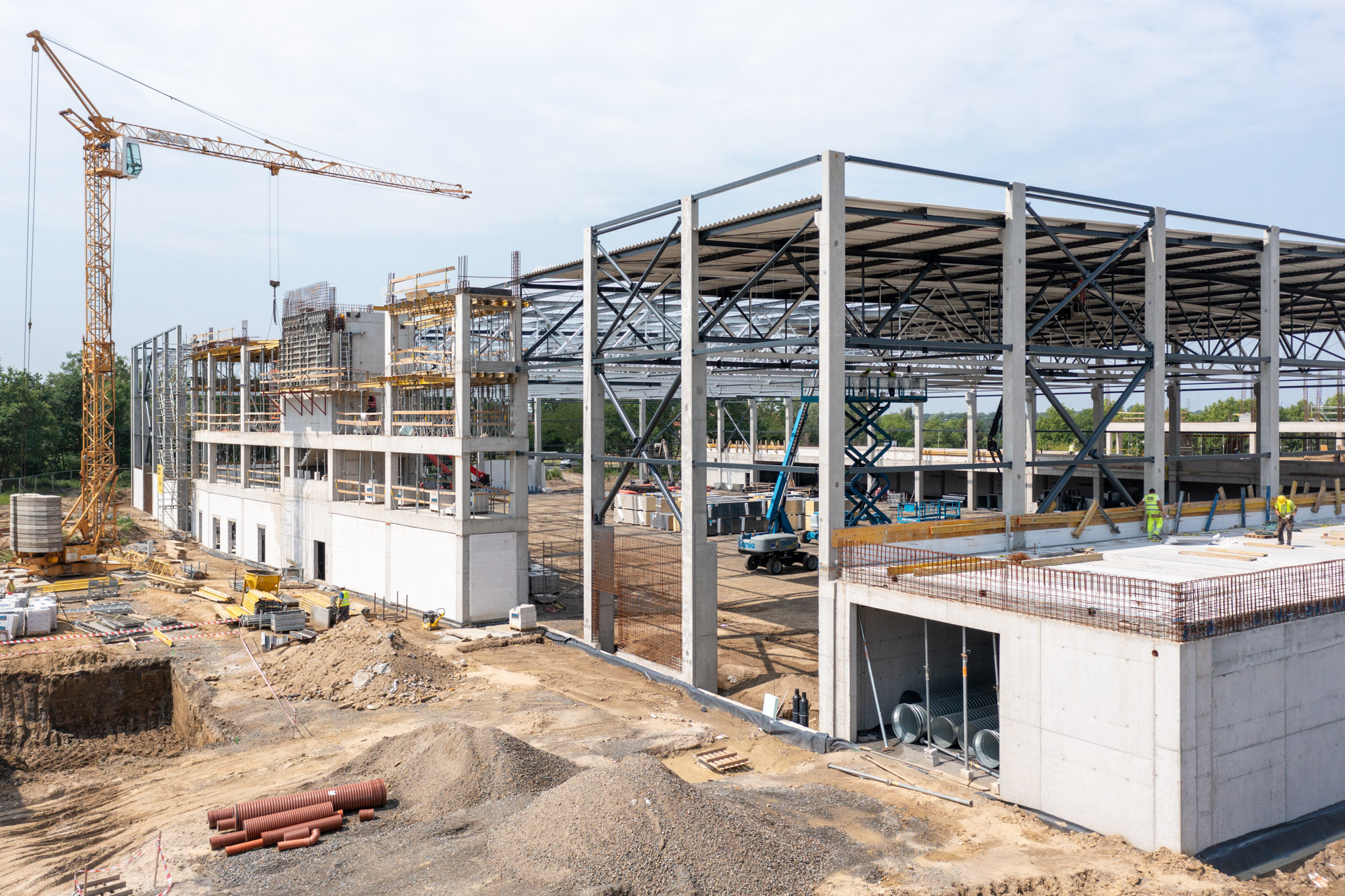 Budowa hali sportowej we Wrocławiu