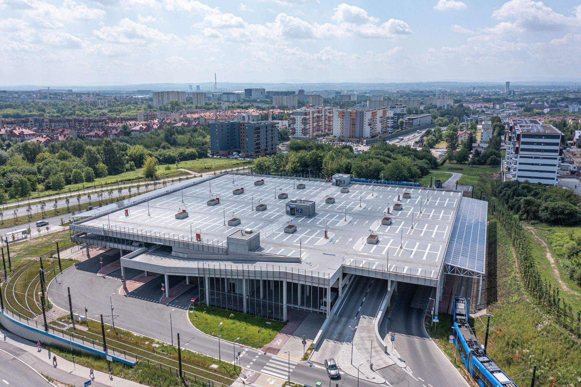 Parking wielopoziomowy w Krakowie