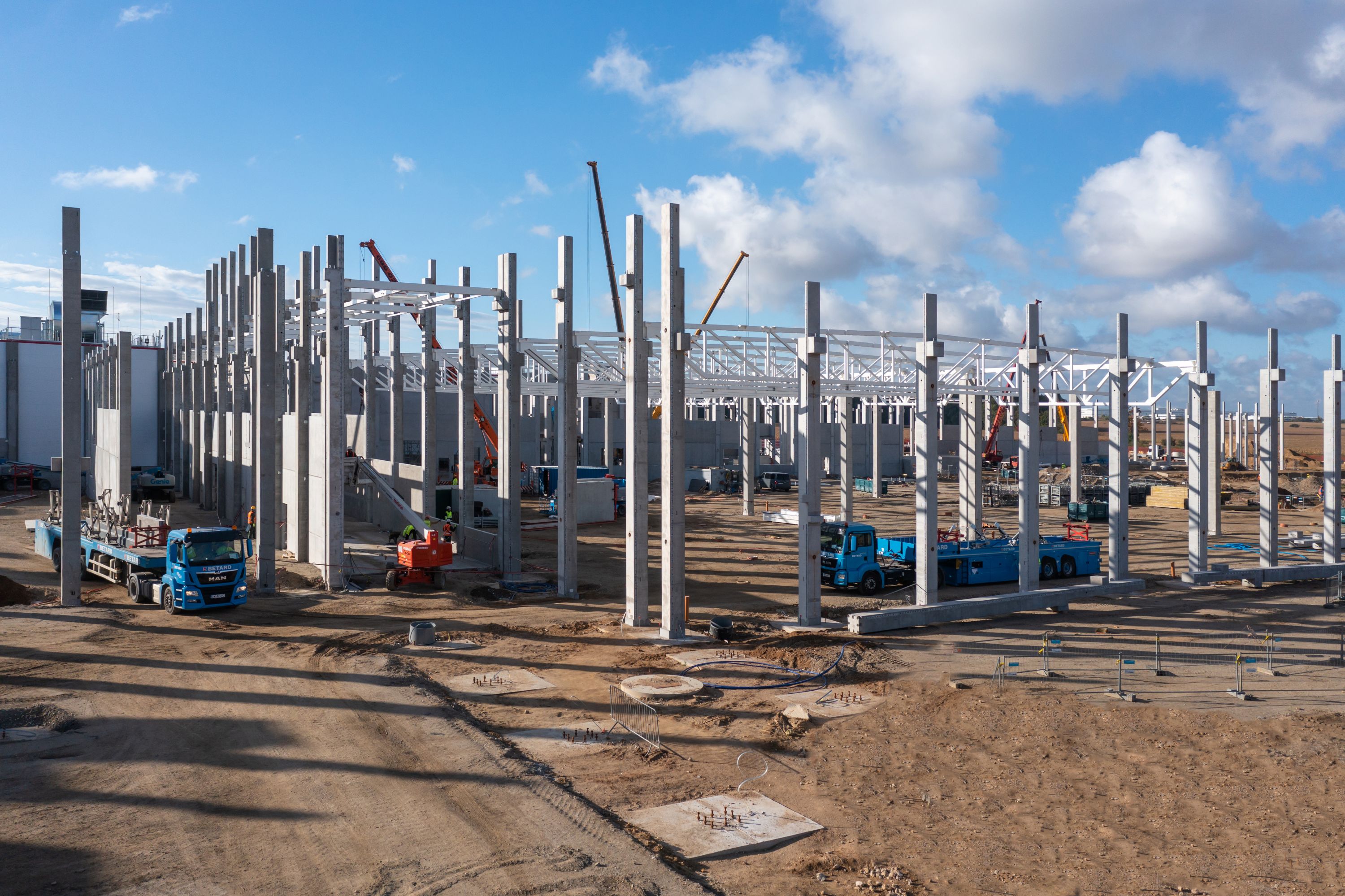 Zakład produkcyjny wykonanych z prefabrykatów betonowych