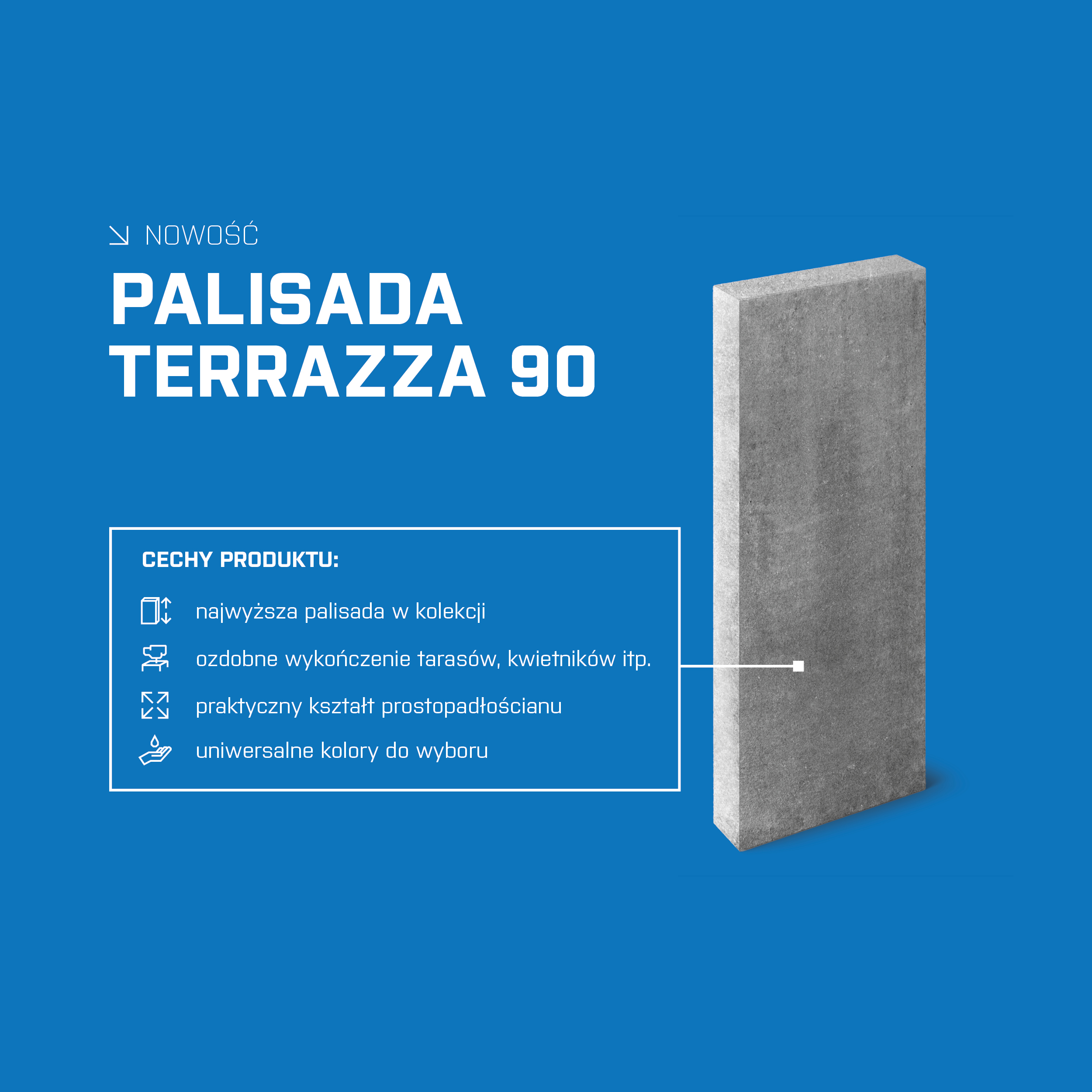 Wizualizacja Palisady Terrazza 90