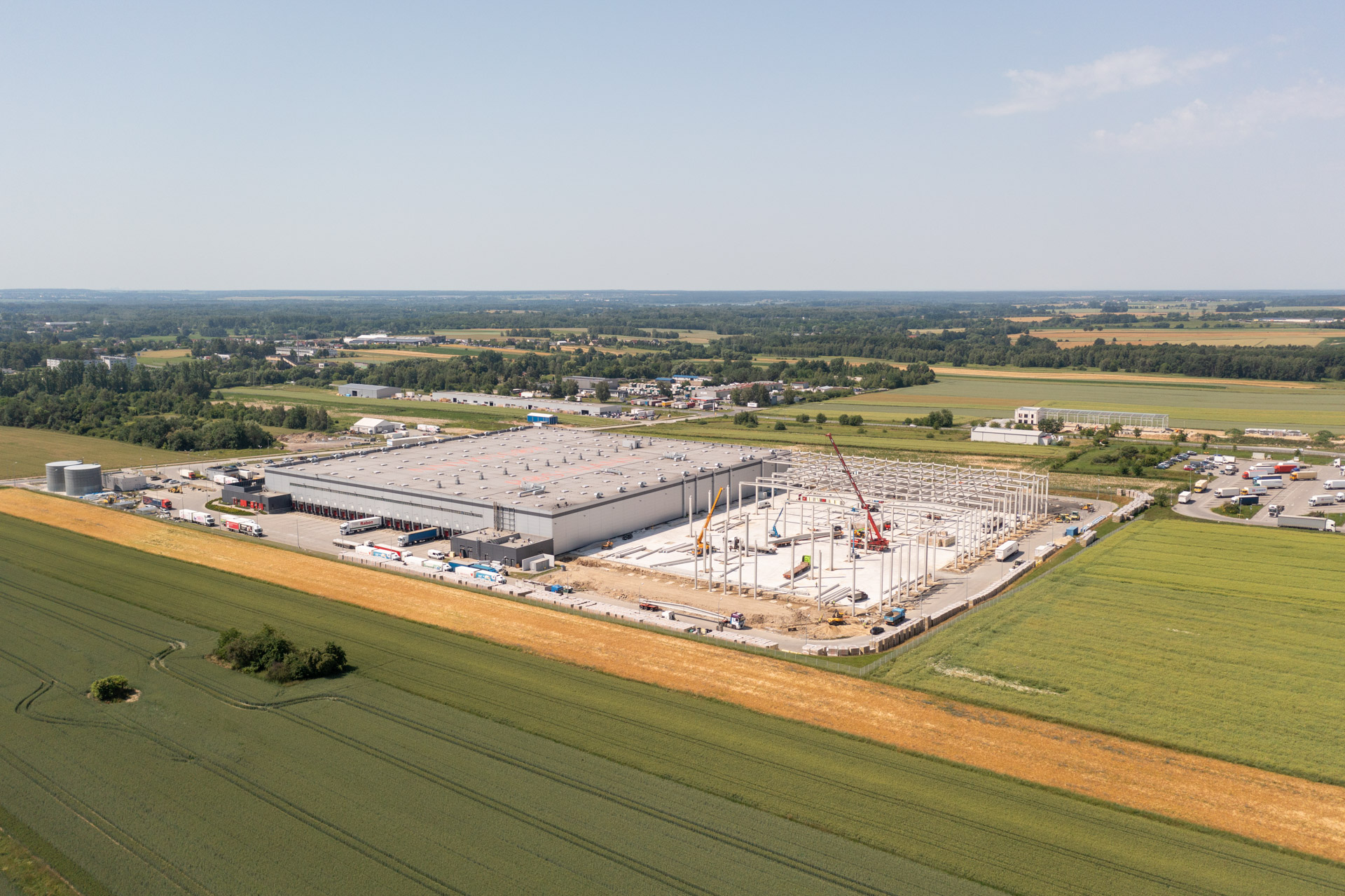 Budowa Centrum dystrybucyjnego Rossmann Pyskowice k. Gliwic