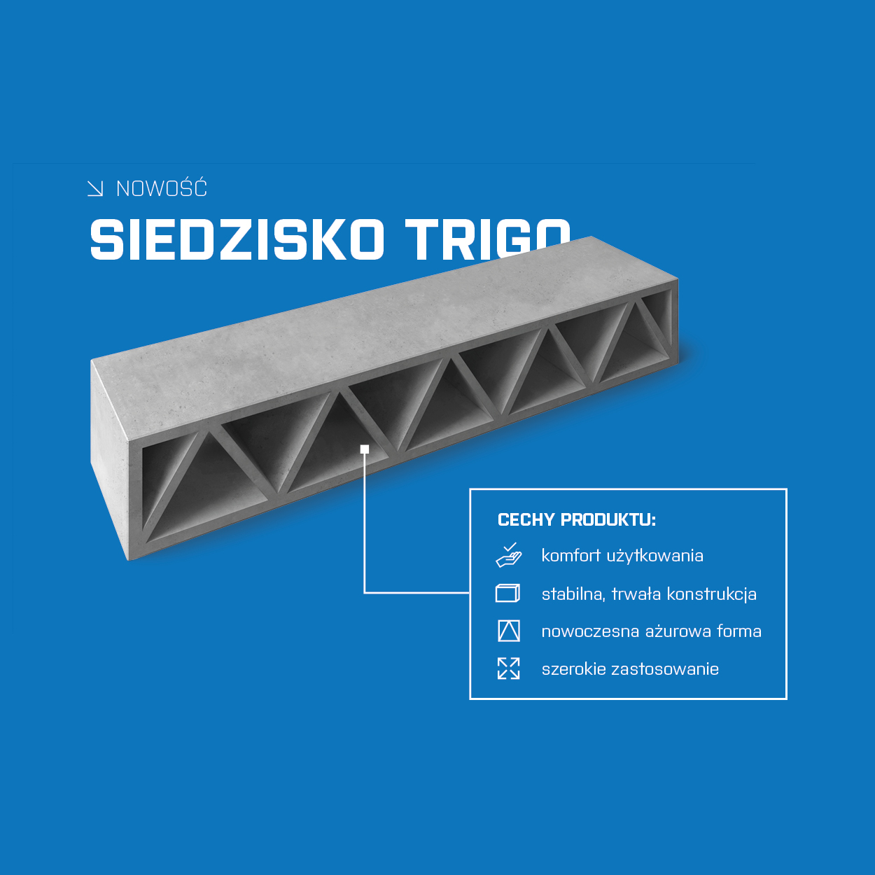 Wizualizacja siedziska Trigo